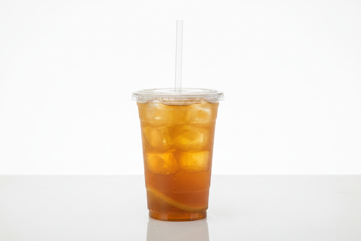 Ice Tea in Plastic Cup